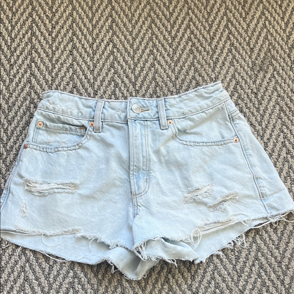 Garage Light Blue Denim Women festival Shorts (never worn)